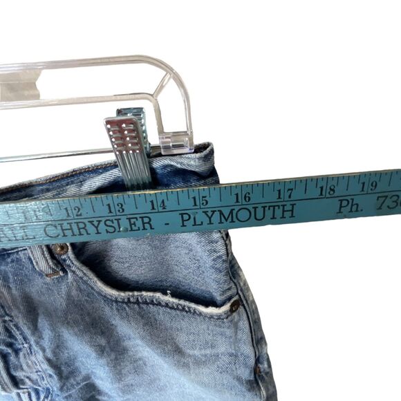 Agolde 90's Pinch Waist Short in Marquee Sz 29 High Rise Cut Off Raw Hem - Picture 7 of 10